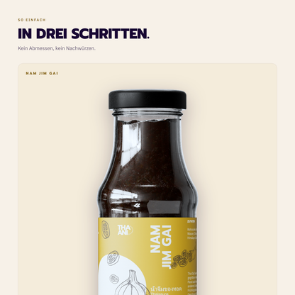 Nam Jim Gai – Zubereitung in drei Schritten