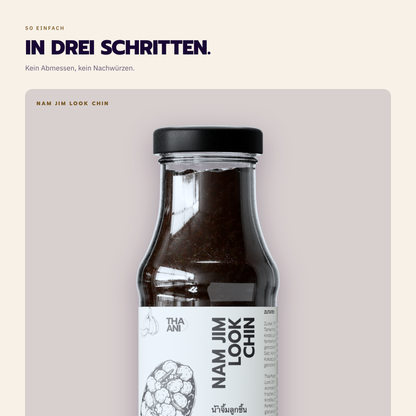 Nam Jim Look Chin – Zubereitung in drei Schritten