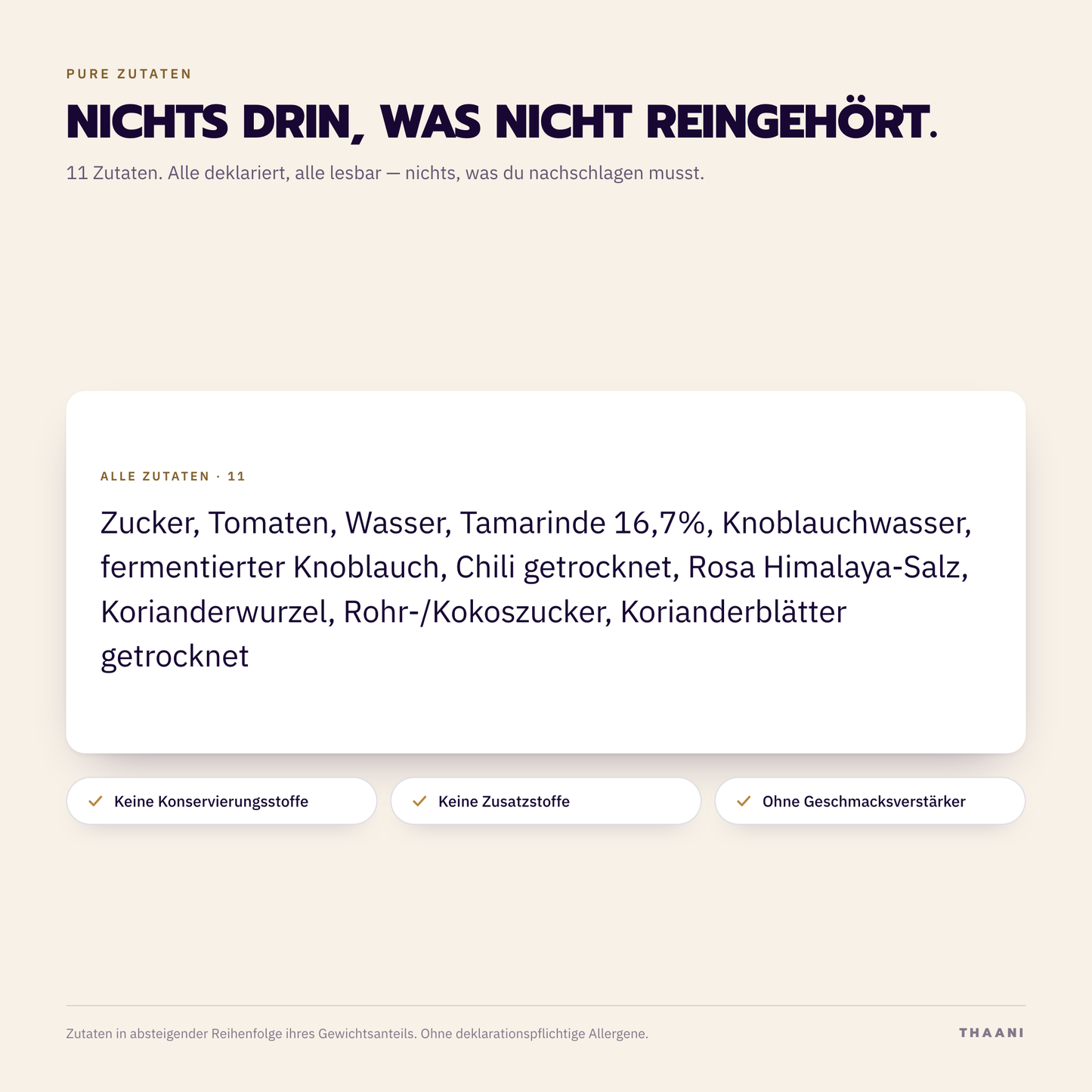 Nam Jim Look Chin – Zutatenliste: alle Zutaten deklariert, ohne Zusatz- und Konservierungsstoffe