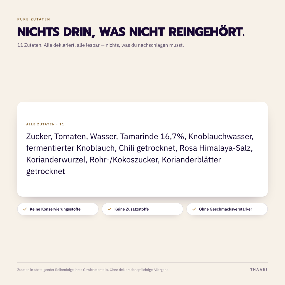 Nam Jim Look Chin – Zutatenliste: alle Zutaten deklariert, ohne Zusatz- und Konservierungsstoffe