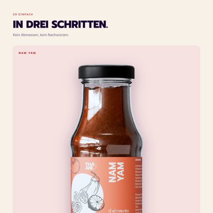 Nam Yam – Zubereitung in drei Schritten