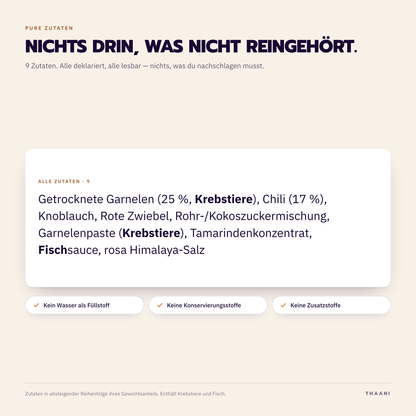 Narok – Zutatenliste: alle Zutaten deklariert, ohne Zusatz- und Konservierungsstoffe