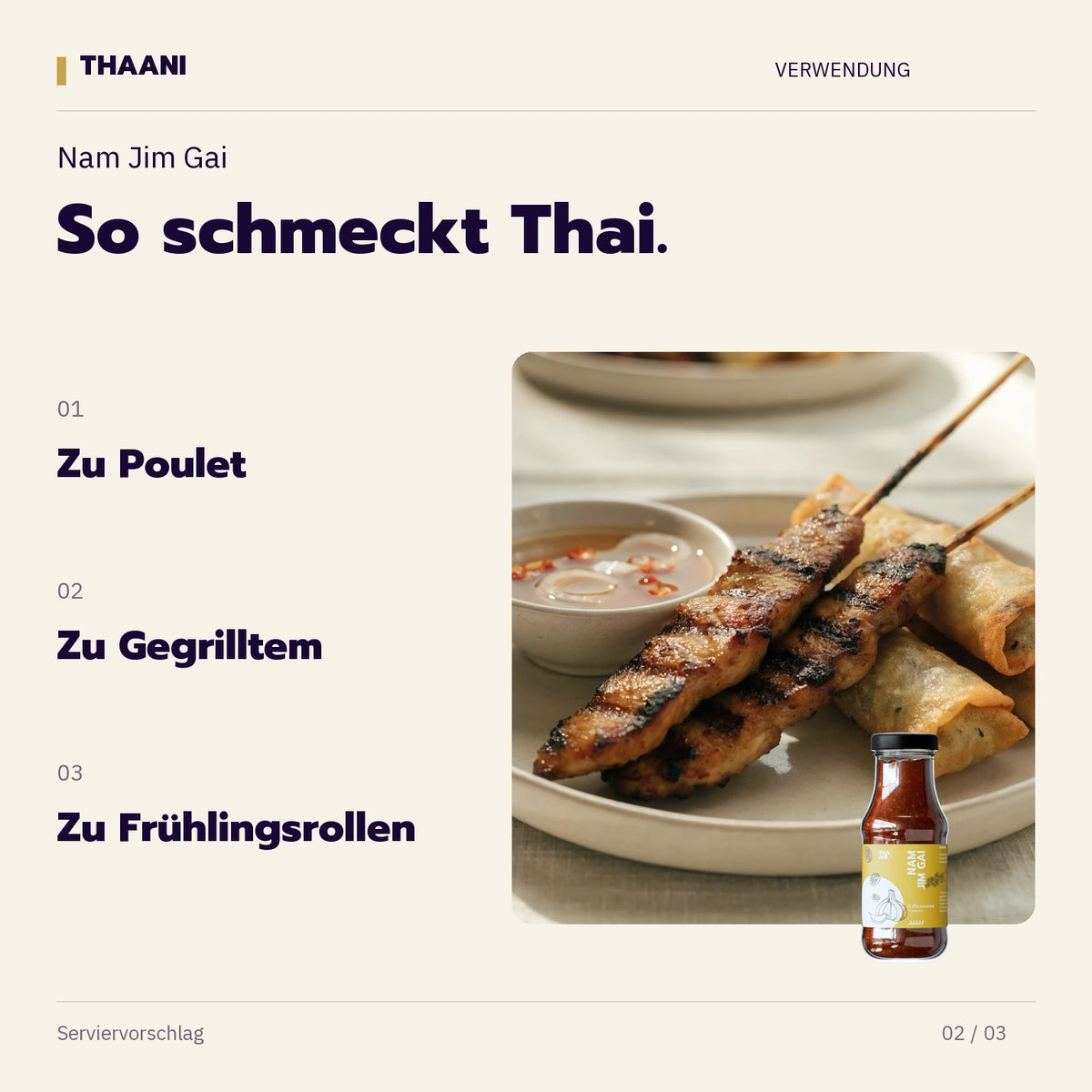 Nam Jim Gai – Zu Poulet, Zu Gegrilltem, Zu Frühlingsrollen (thaani-infografik-nam-jim-gai-anwendung-v3)