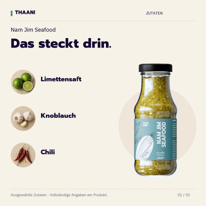 Nam Jim Seafood – Limettensaft, Knoblauch, Chili (thaani-infografik-nam-jim-seafood-zutaten-v3)