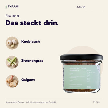 Phanaeng – Knoblauch, Zitronengras, Galgant (thaani-infografik-phanaeng-zutaten-v3)