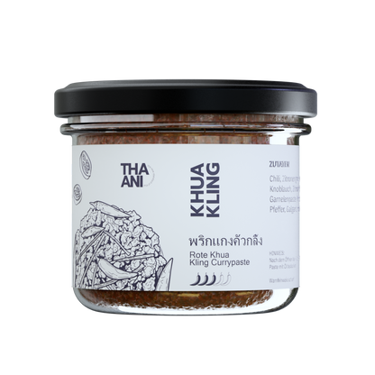 Khua Kling Currypaste, 100-g-Glas, Etikett Vorderseite