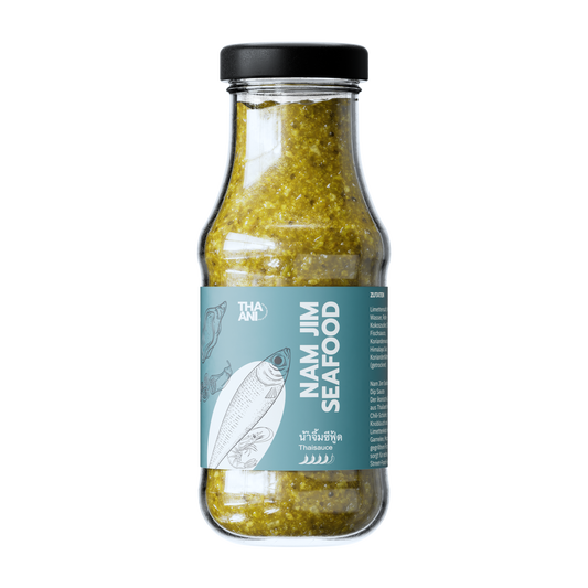 Nam Jim Seafood Dipsauce, 250-ml-Flasche, Etikett Vorderseite