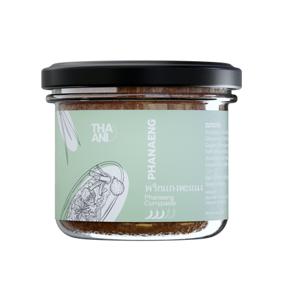Phanaeng Currypaste, 100-g-Glas, Etikett Vorderseite
