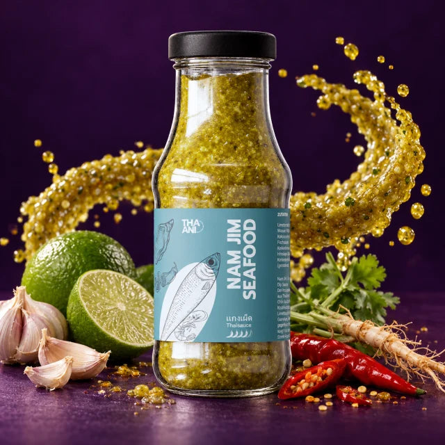 Nam Jim Seafood — Seafood Dipsauce mit Zutaten und Gewürzen
