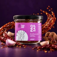 Pao Sap — Pasta di peperoncino extra piccante con ingredienti e spezie
